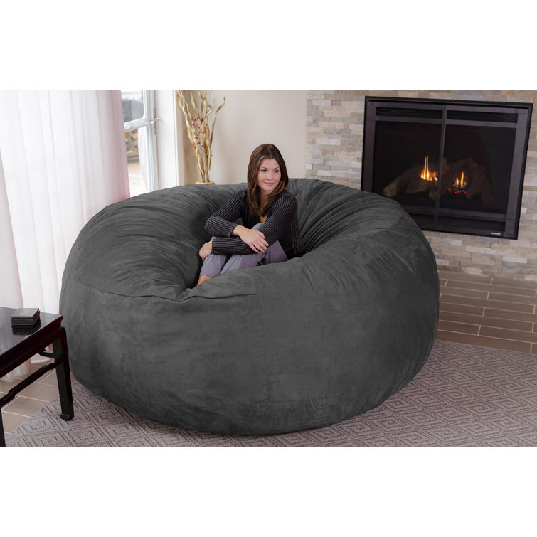 Latitude Run® Extra Large Bean Bag Sofa & Reviews Wayfair